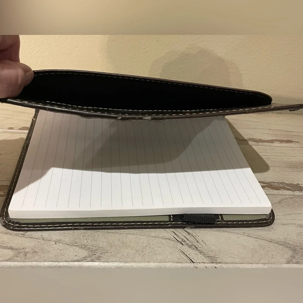 Spirit of St. Louis Bi-Fold Writing Note Pad Folio Leather Portfolio
